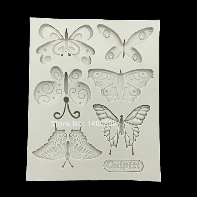 Pillangó Szilikon Penész Cukorcraft Csokoládé Cupcake Sütő Fondant Torta Díszítő Szerszámok