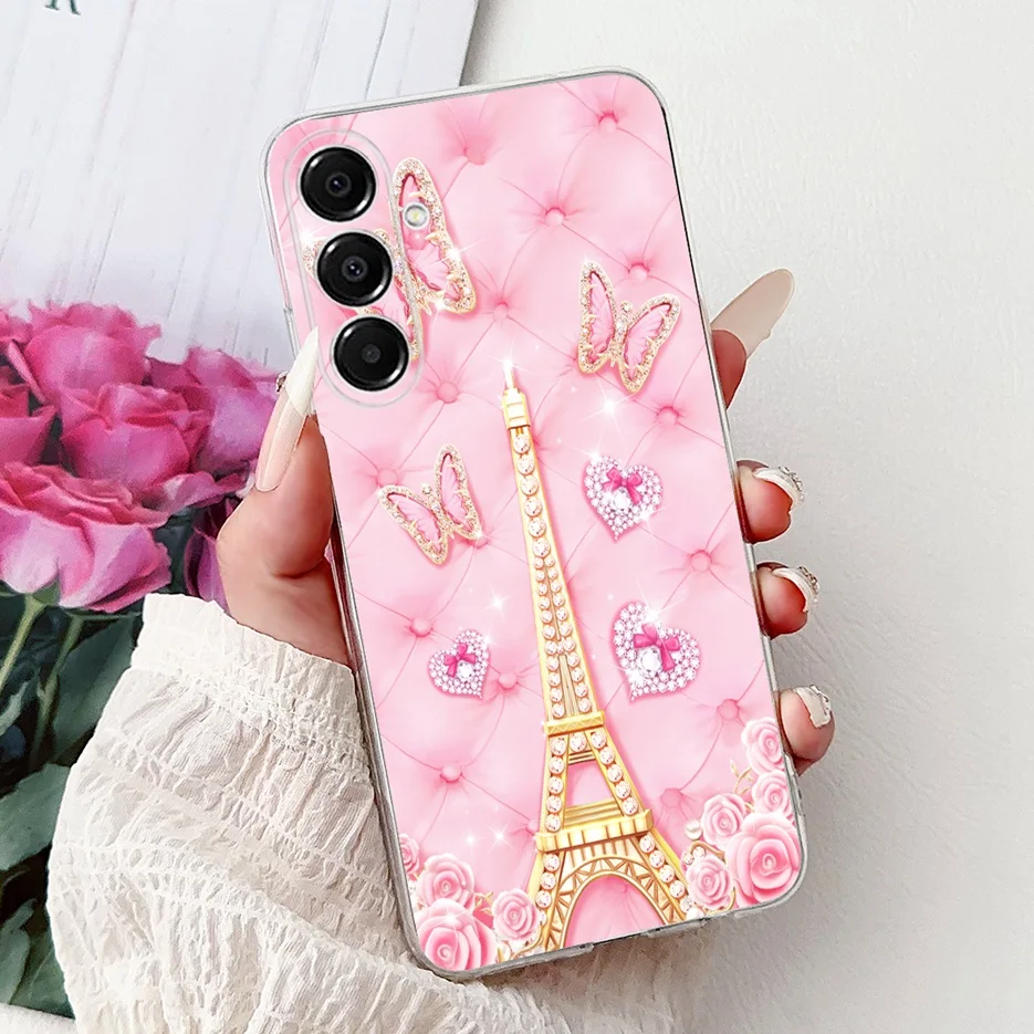 Stylish Painted Soft Silicone Case - Fashionable Protective Cover & Bumper