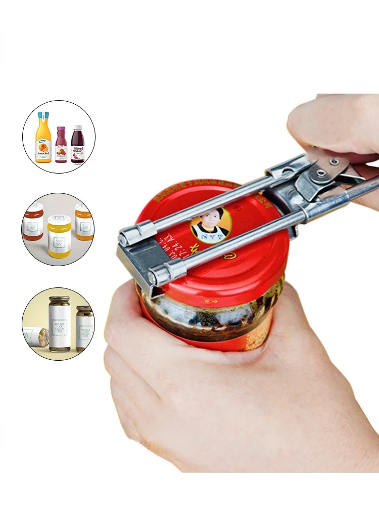 Stainless steel can opener manual multi function jar openers kitchen