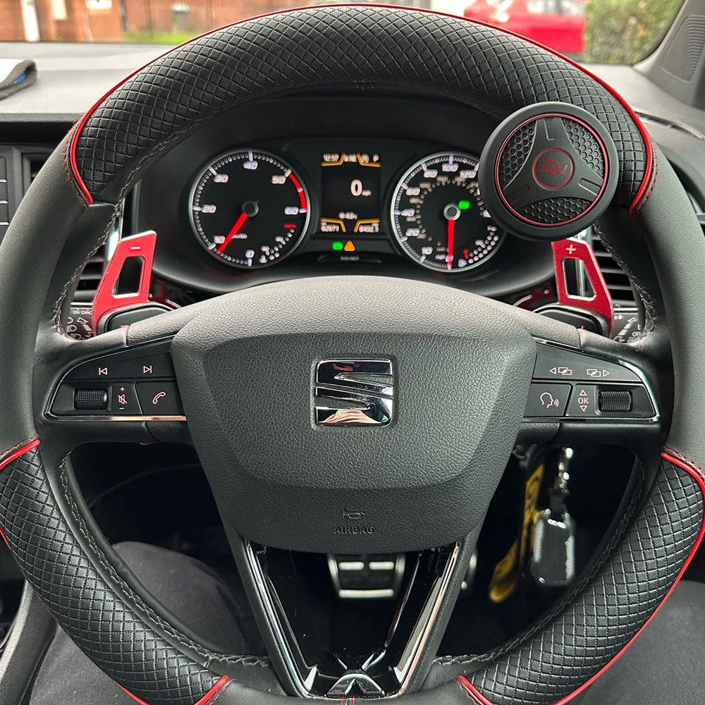 Cupra Schaltknüppel Kurzschalt-Schnellschalter Für Seat Leon Cupra MK1 (1999-2004) – 6-Gang, Rot, Performance Seat Leon 1p Fr