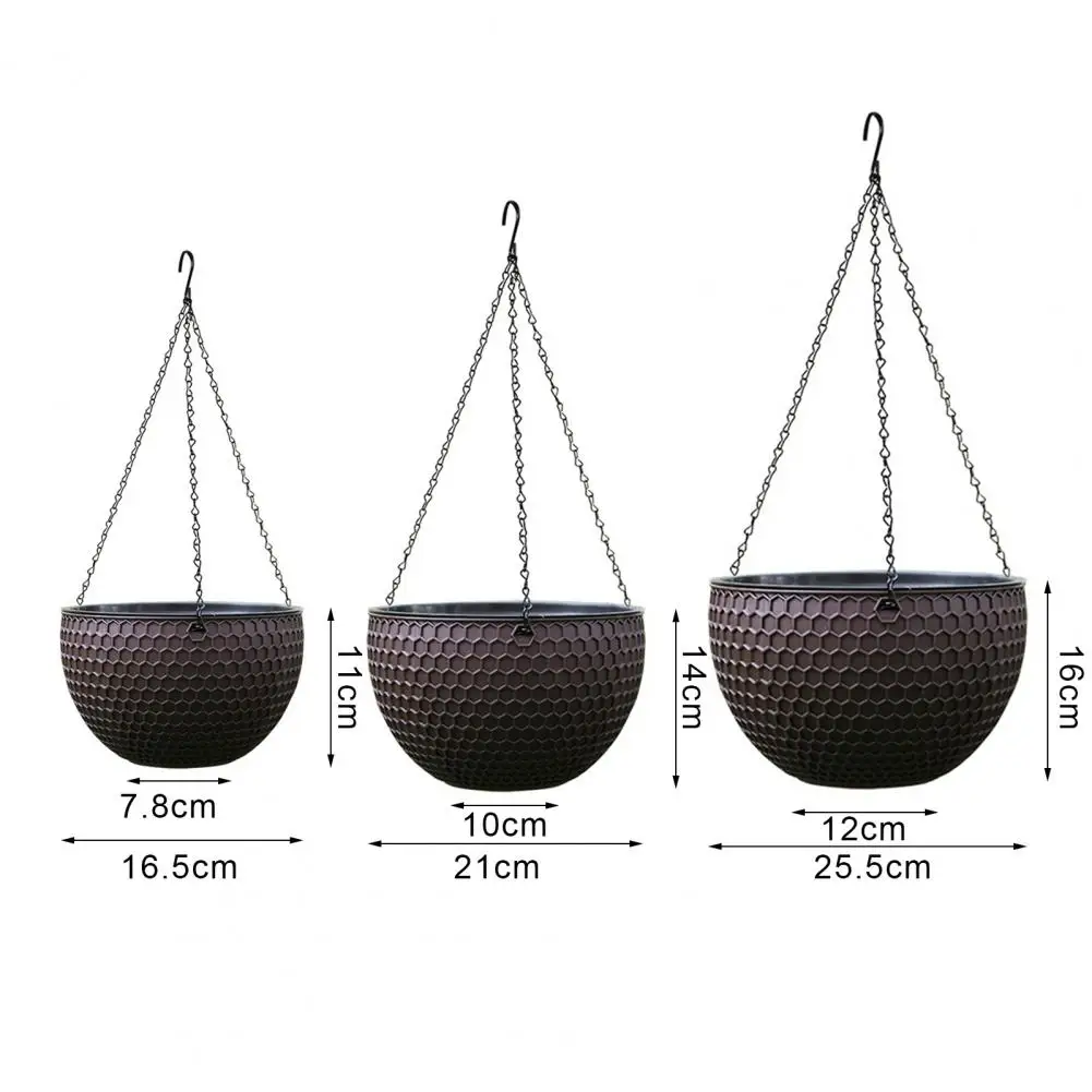 Hanging Flower Basket Plant Hanger for Outdoor Garden Restaurant