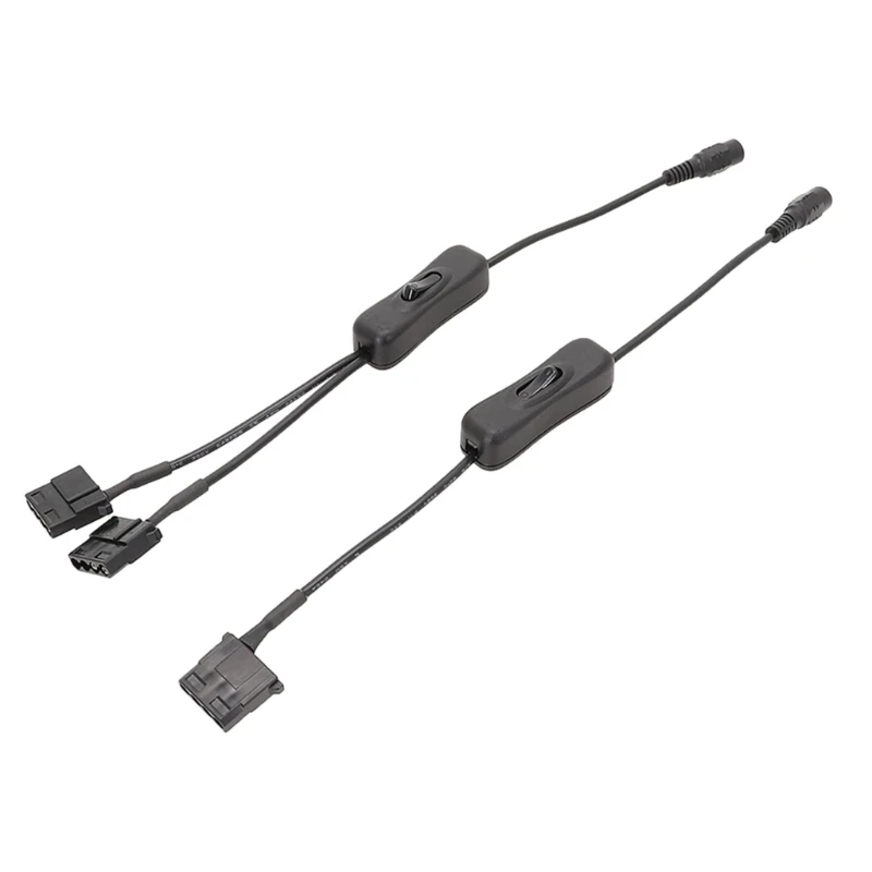

Удобный адаптер питания вентилятора 16FB DC5,5x2,1 мм на 4 контакта для Molex, кабель адаптера питания вентилятора для ПК с в ПК