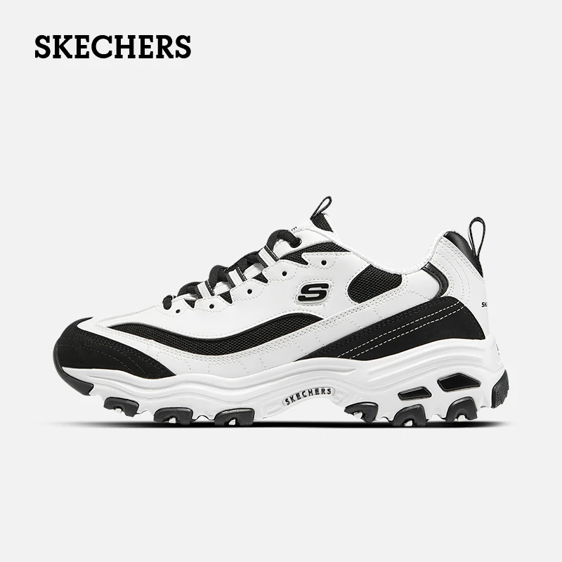 

Skechers Shoes for Men "D'LITES 1.0" Dad Shoes, Classic Color, Shock Absorption, Comfortable Breathable Man Chunky Sneakers