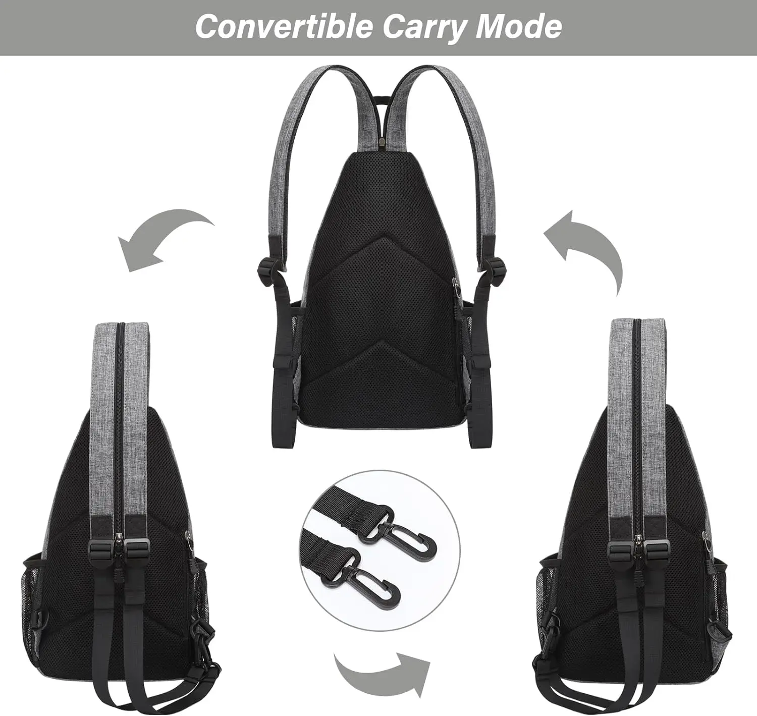 Organizing Backpacks Sling Back Bag 31 Sling Backpack Convertible: The  Ultimate All-in-One Carry Solution For Modern Travelers