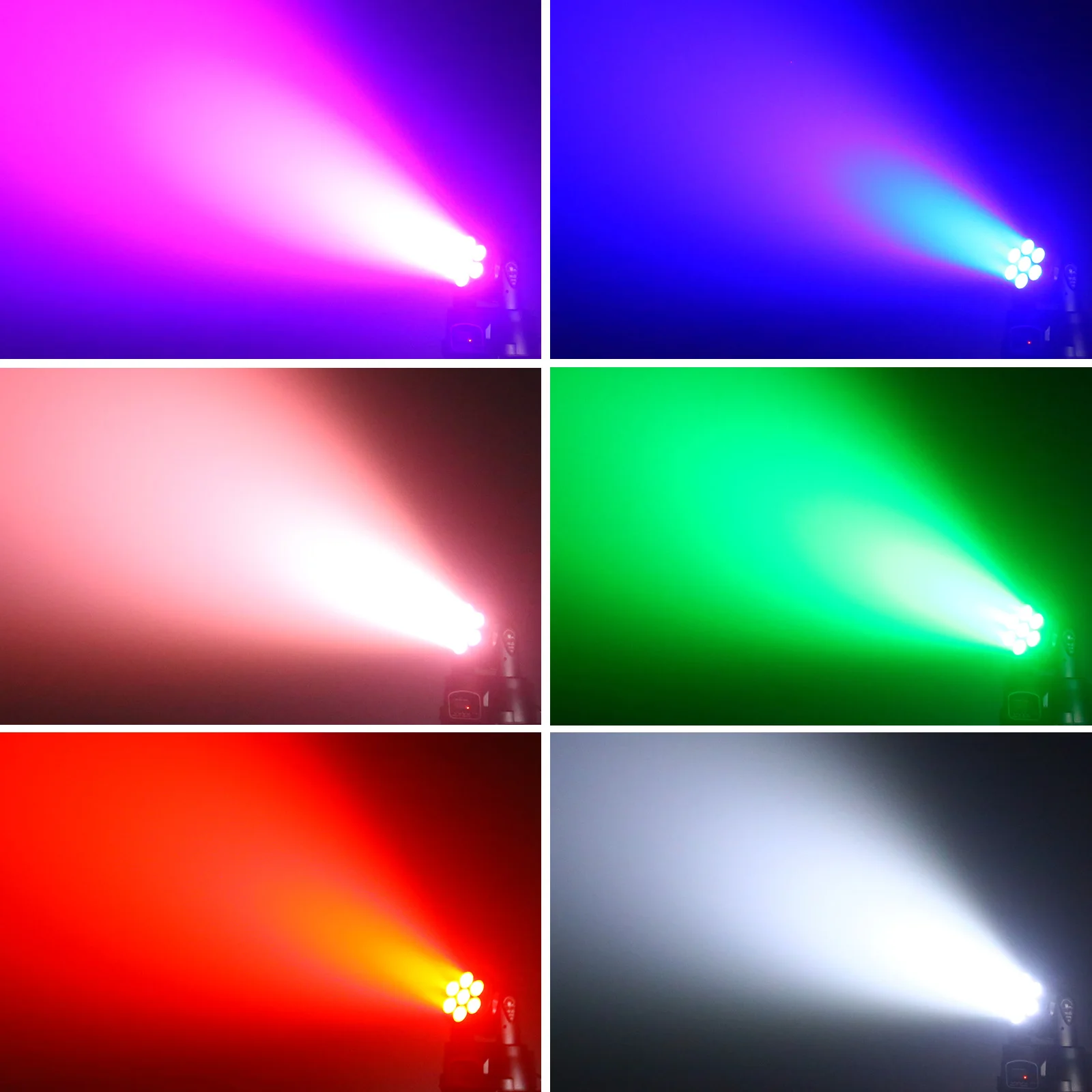 4Pcs 50W Moving Head Stage Lights 7X4W RGBW LED Beam SpotlightS DMX DJ Light led stage light moving beam light For Disco Music Wedding Party Dance Club KTV