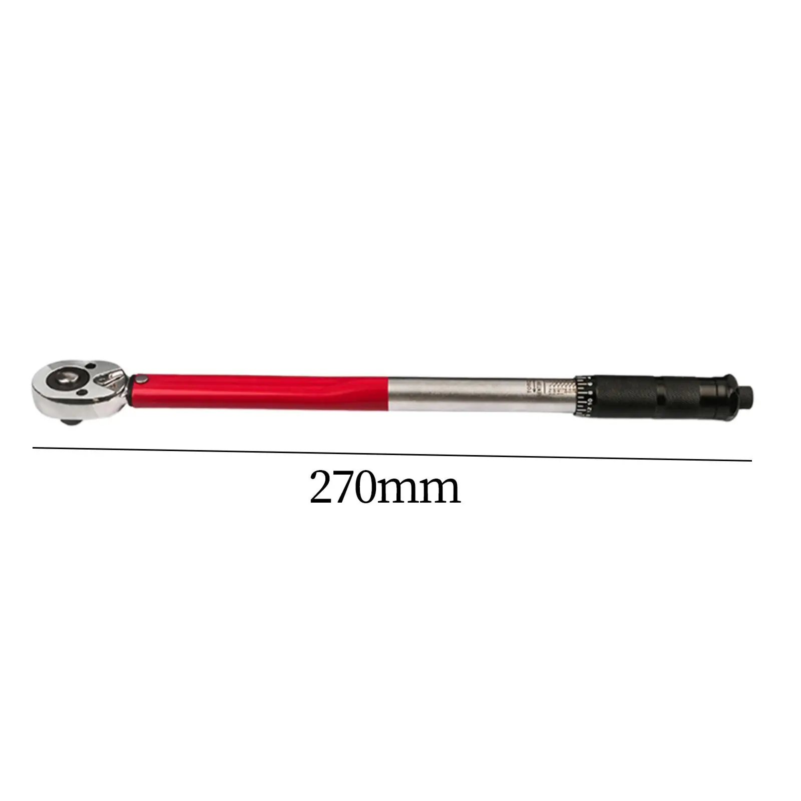 1/4inch 6.35mm Drive Torque Wrench Hand Spanner with Storage Box 5-25nm Adjustable for Bike, Car Repair Multifunctional