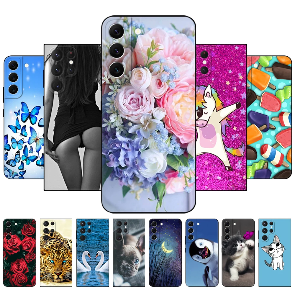Per Samsung Galaxy S22 | S22 + | Custodia S22 Ultra 5G Per Samsung S22 Plus Cover Posteriore Per Telefono Galaxy 22 S 22 Borsa Paraurti Custodia In Tp
