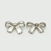 10pcs 20mm 23mm 28mm Gold Silver Metal Hollow Bow Buttons Special Button Wholesale 4