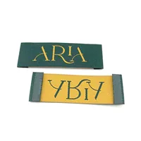 Custom Personalized Logo Damask Clothing woven Main Woven Labels For garment 3