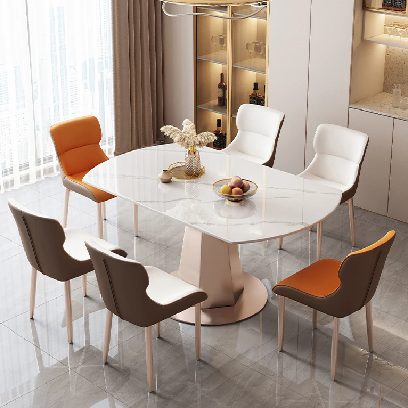 

Hotel Kitchen Dining Table Set Modern Marble Nordic Luxury Living Room Dining Tables Mobile Mesas De Comedor Salon Furniture