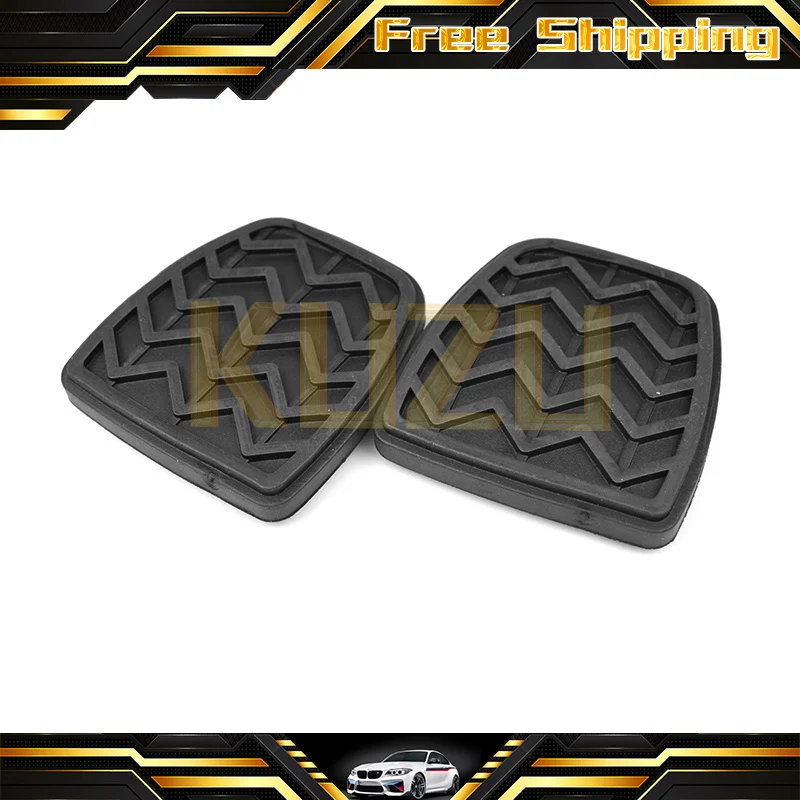 2PC Clutch Brake Pedal Pad Rubber For Toyota Camry Hilux Vigo car pedals,pedal cover