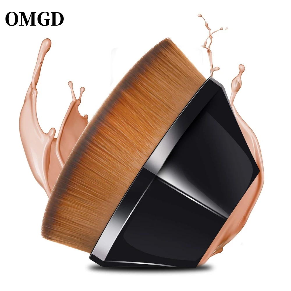 

Six Corners Makeup Brush Kabuki Flawless Foundation Brush For Liquid MakeUp Brush Set Cosmetic Soft Synthetic Makeup Tool