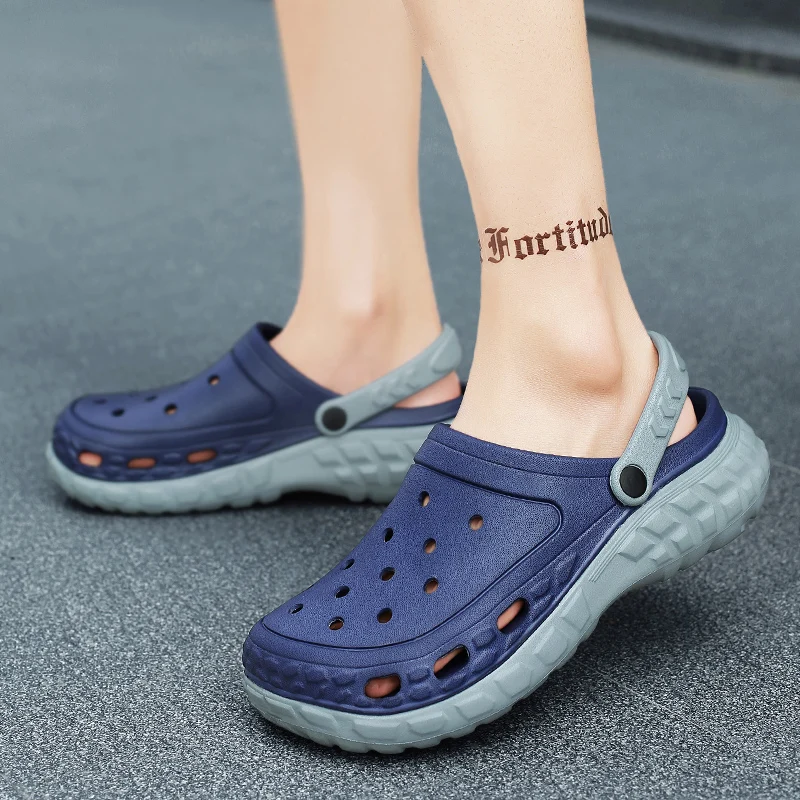 Fashion Designer Sandals For Men Classic Platform Casual Men's Clogs Outdoor Beach Non-slip Summer Sandal Man sandalias hombre