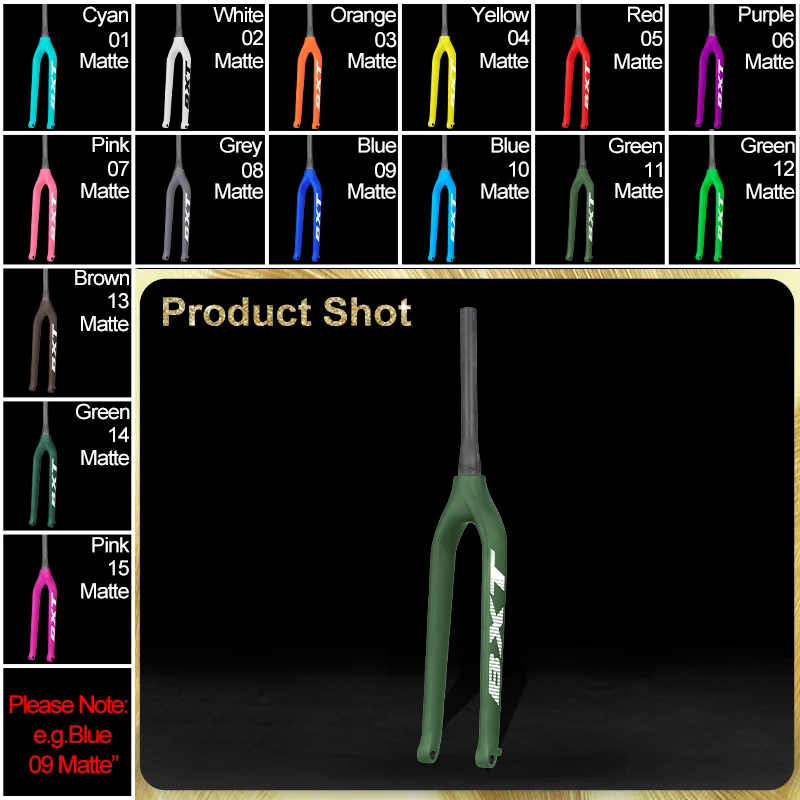 wacako カーボン MTBフォーク 29″ スルーアクスルφ15mm フロント