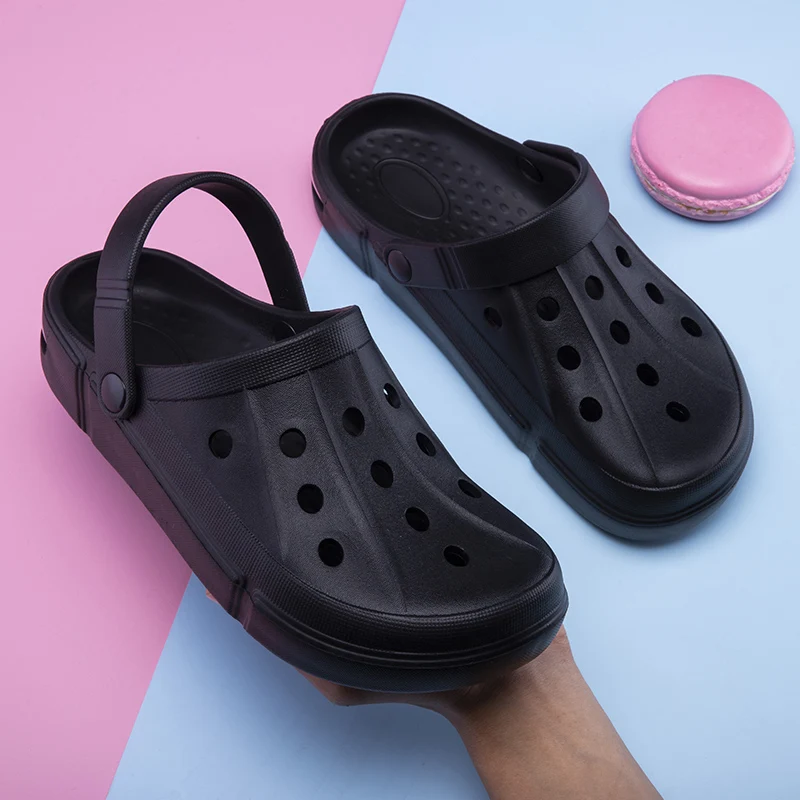 Summer Mens Sandals Outdoor Hollow Slides Dress Men Beach Sandals Slides Slippers Designer Roman Platform Non-slip Slippers