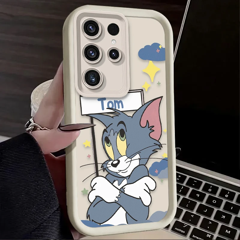 Charming Tom and Jerry Cartoon Matte Soft Phone Case