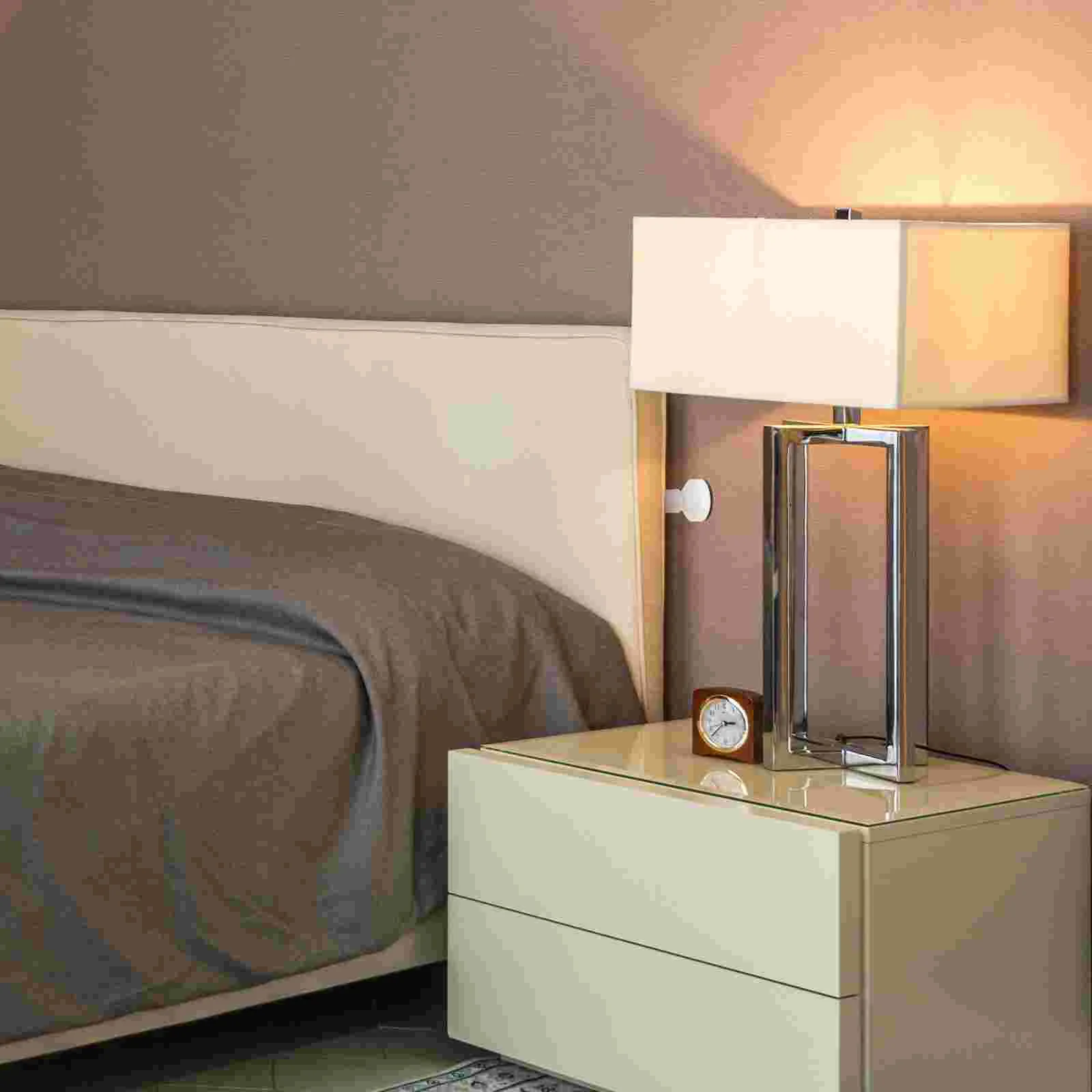 2 Pcs Bed Headboard Bedside Anchor Stoppers Adjustable Brackets Wall Spacer Stabilizer for White Frame Support