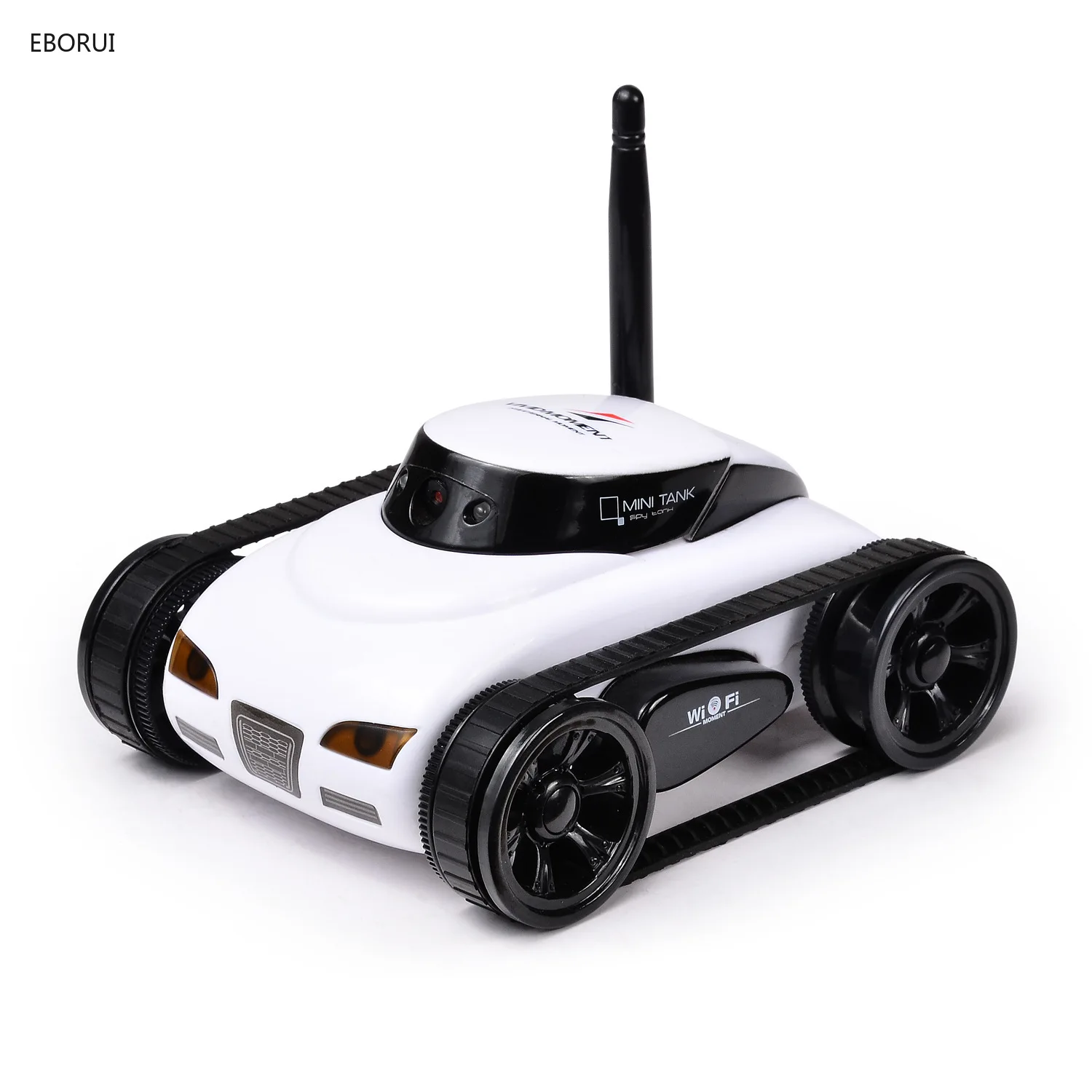 EBORUI 272 Mini I-spy RC Tank Car RC Camera Cars with Wifi FPV 30W Pixels Camera for IPhone IPad IPod Controller 5