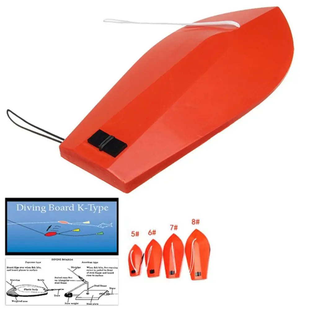 

1 шт. небьющаяся рыболовная доска для дайвинга прочная искусственная приманка троллинговая доска портативная K-образная троллинговая доска