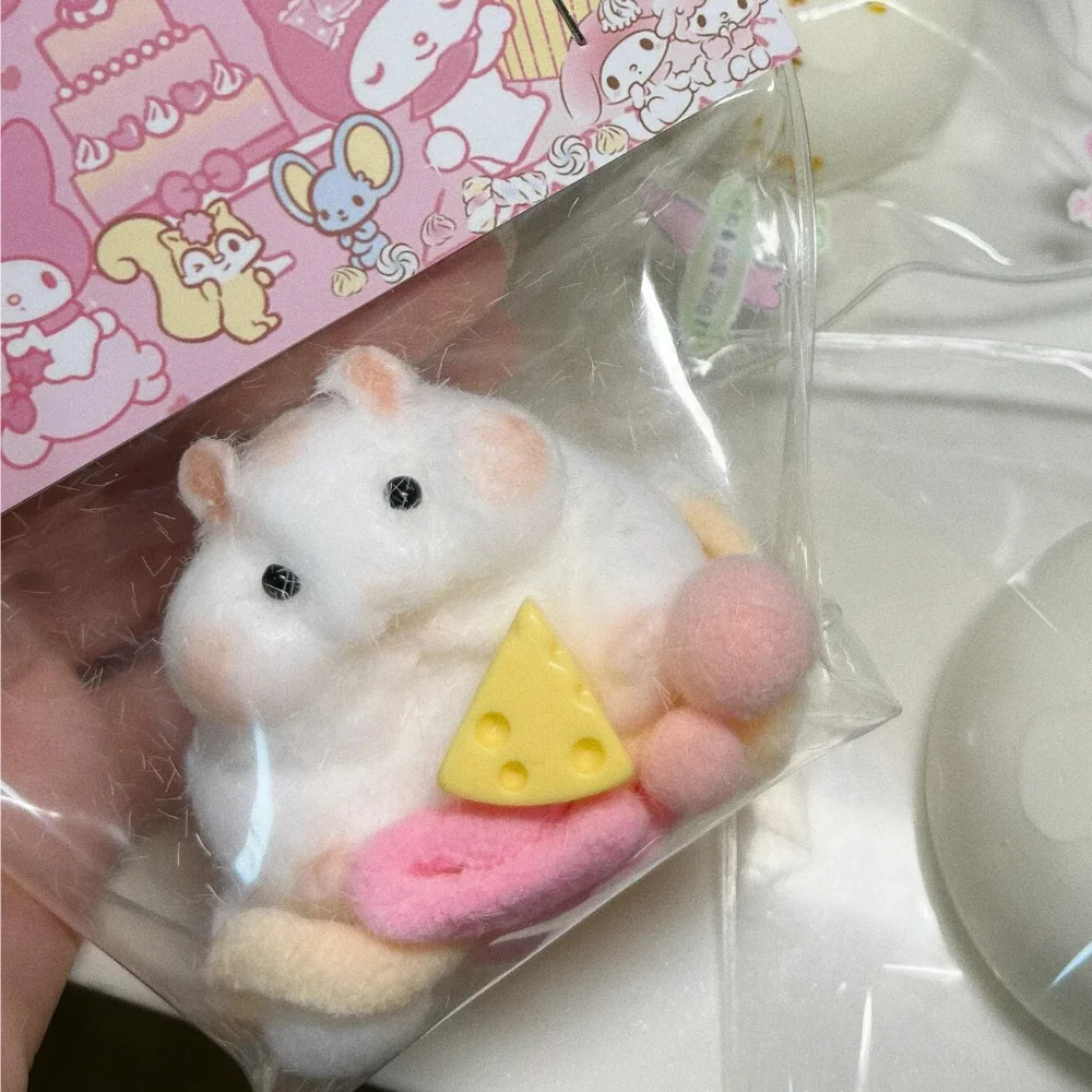 Taba Squishy Toy Mushy Silicone Mochi Toy Fuzzy Cute Hamster Handmade NEW Fidget Toy Relief  Stress Relax Gift 2