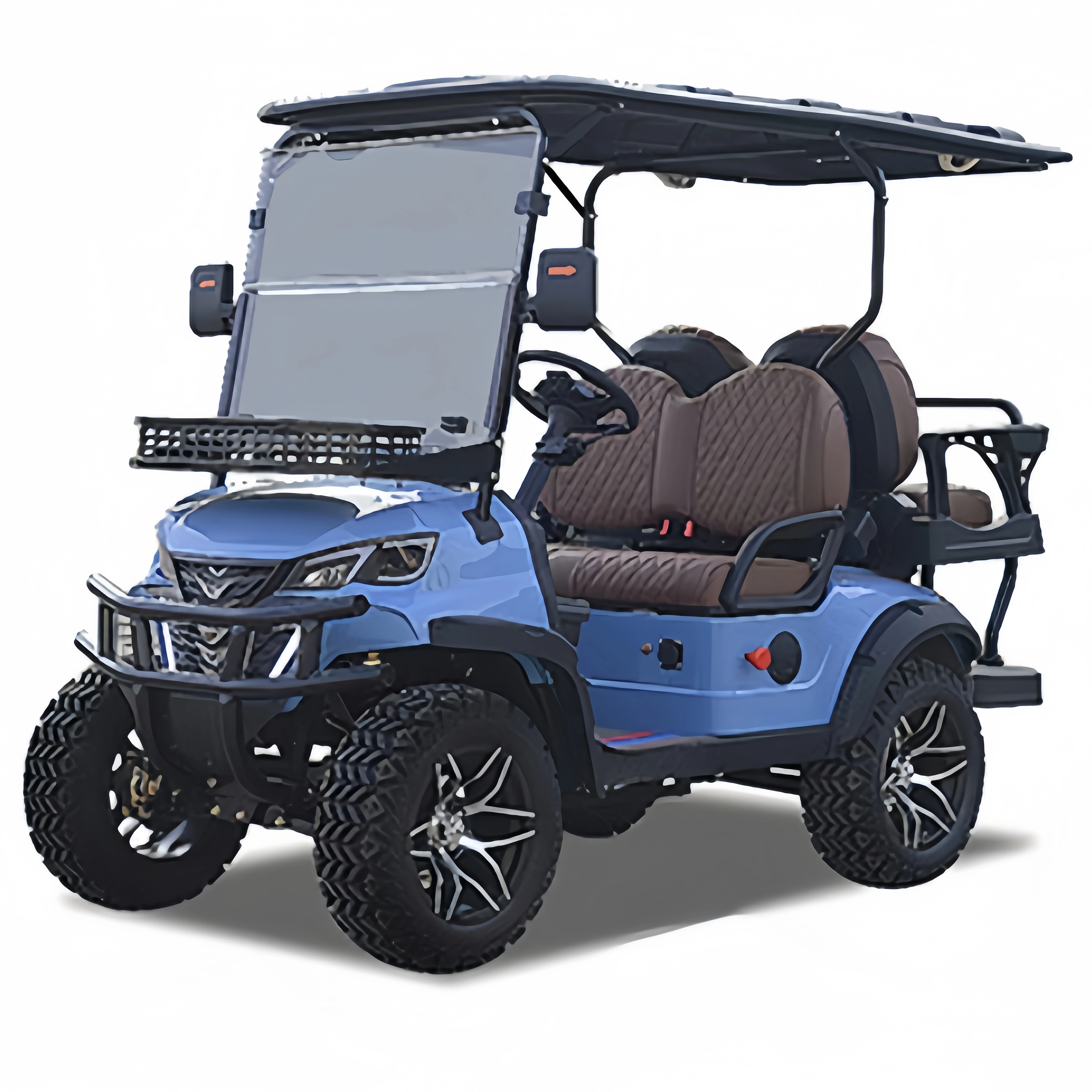 Golf Buggy 4 Seat Electric 72V Lithium Powered Golf Cart Off-road Electric Cart sightseeing car For Sale