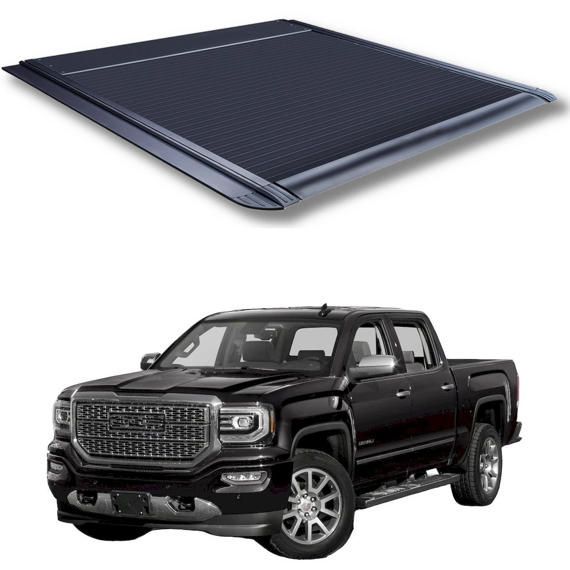 

Hot Selling Electric Aluminium Roller Lid Shutter Pickup roll up tonneau cover For GMC sierra 1500