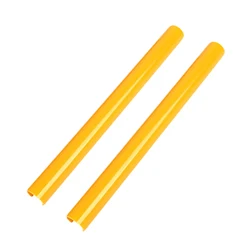 Luxury Car Front Grille Trim Strips Cover Accessories (Yellow)