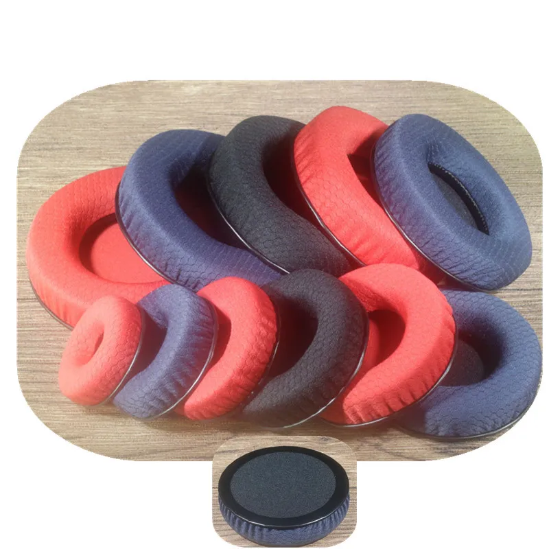 

2pcs Mesh Earpad 50 55 60 65 70 75 80 85 90 95 100 105 110MM Headphone Earmuffs Ear Pads Headset Foam Cushion Black blue red