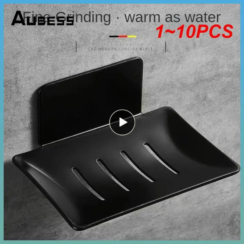 

1~10PCS No drilling soap dish holder wall mounted soap sponge holder for kitchen soap holder bathroom organizer metal soap