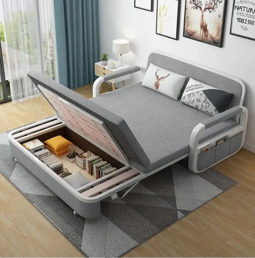 Wood frame sleeper sofa best sale
