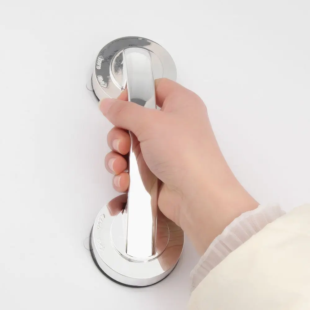 Bathroom Suction Cup Door Handle Shower Safety Non-slip Grab Bar Portable No Punching Bathroom Accessories Adults Children door handles shower handle shower handles plastic suction cup handle