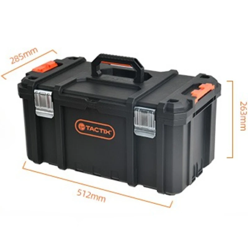 1個　ハードメタルツールボックス、オーガナイザー手持ち式ロック可能、多機能、機器 プロの収納ツールボックス,大きなハードケース,堅牢なフルツールケース