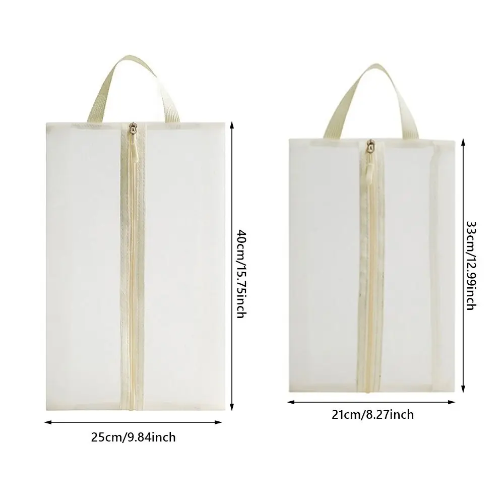 Portable Outdoor Mesh Shoe Bag Dustproof Breathable Travel Shoe Bag Lightweight Shoe Organizer Shoe Pouch for Outdoor Use