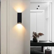 

Outdoor Wall Light Gu10 Waterproof Illuminates The Villa Exterior Wall Courtyard Balcony Aisle and Double-headed Spotlights.