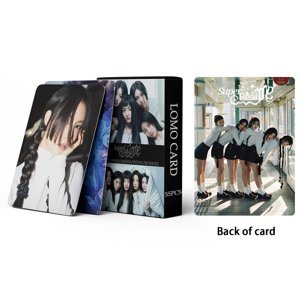 55Pcs/Set KPOP ILLIT Lomo Cards Photocards Album Girls Group Fans Collection Gift Postcards Photo Card Fan Gifts