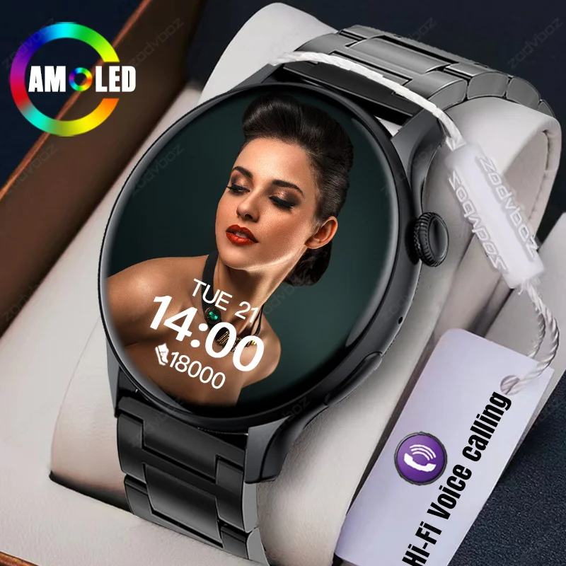 

2023 New Amazfit Smartwatch For Women World Time Heart Rate IP68 Waterproof Watches For Huawei Xiaomi Apple Smart Watch For Men