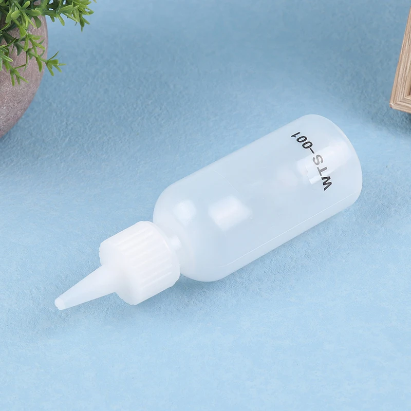 /KQM/1pc 50ML WTS-001 디스펜서용 바늘이 있는 플라스틱 액체 알코올, 휴대폰 PCB 용접 수리용 로진 솔더 플럭스 페이스트