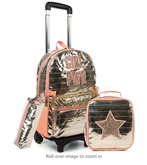 

Школьный рюкзак на колесиках для девочек, школьный рюкзак на колесиках, сумка для детей рюкзак-тележка для школы