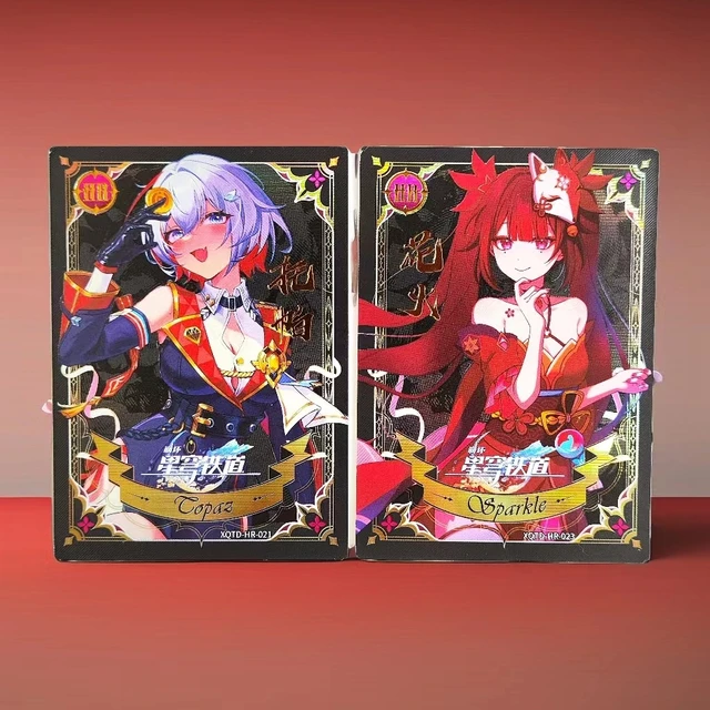 thumbnail image 2 of Honkai Star Rail Trading Card Booster Packs - Deluxe Collectible Poker Deck For Fans & Gamers 2 of 10
