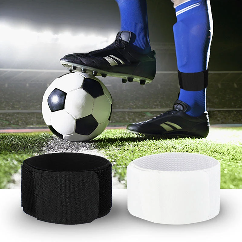 Soccer Shin Guard Stay Fixed Bandage Tape Fastener Adjustable Elastic Shinguard Fixing Strap 1Pair Soccer Football Leg Shin Pads