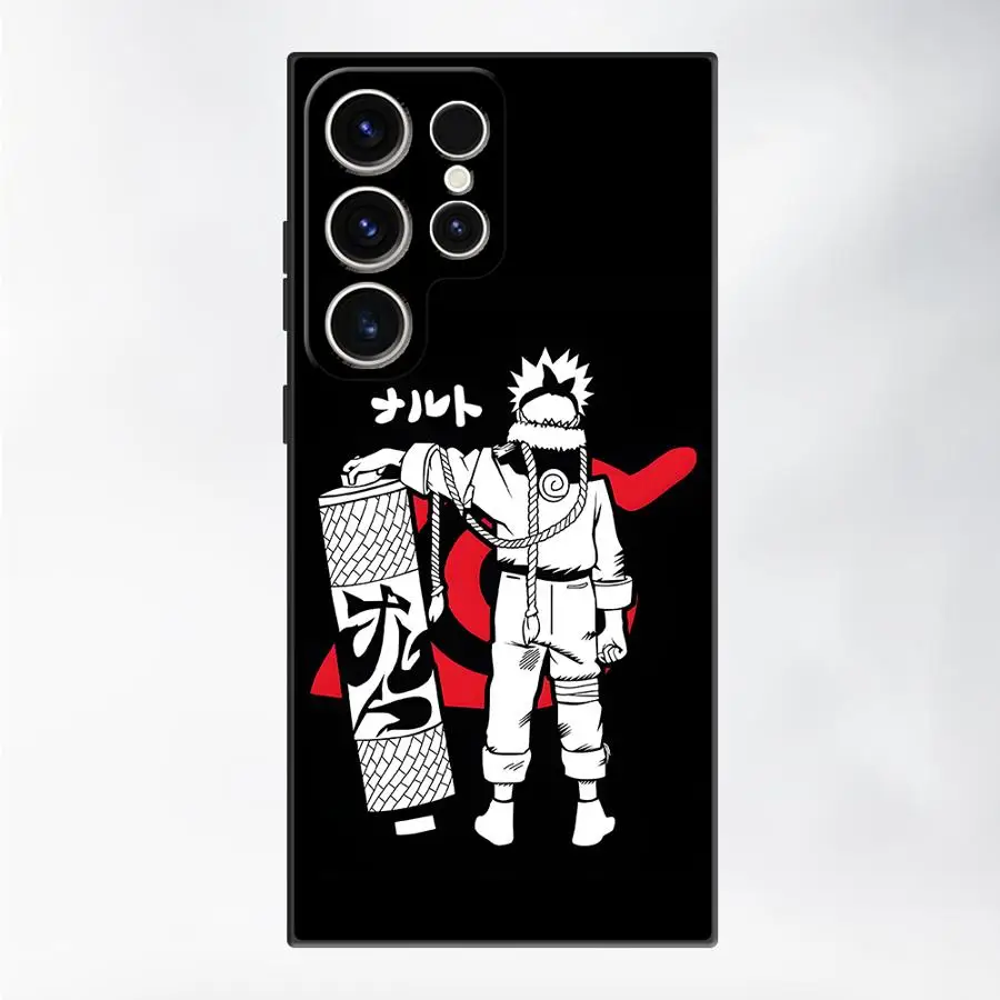 Sleek Namikaze Minato Black Soft Phone Cover Case