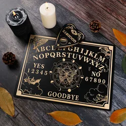 12inch Wooden Divination Pendulum Board Board Ouija Board Metaphysical Message Witch's Pendulum Board Kit