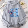 Cute Kawaii Disney Lilo & Stitch 26 English Letters Print Hoodie Y2K Hoody Sweatshirts Women's Winter Hoodies Couple Streetwear 5
