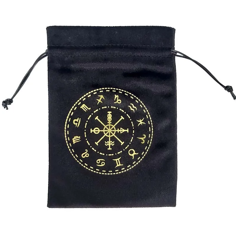 Blank Tarot Cards Huji Luxurious Cloth Velvet Soft Tarot Magic