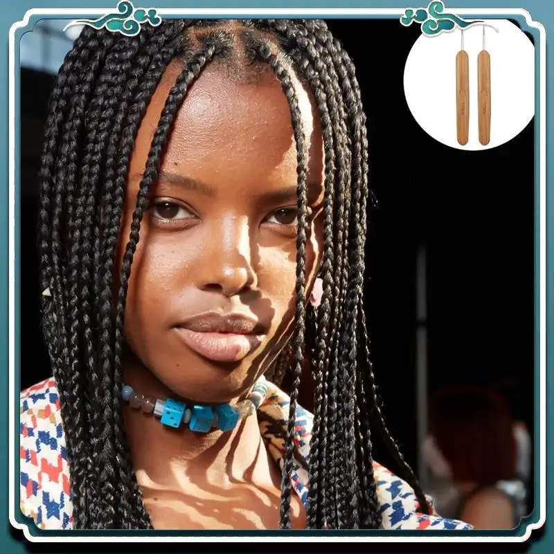 Premium 10PCS Dreadlock Crochet Hook Tool, Dreadlocks Crochet Hooks For Hair Wood, Dreadlock Hook Tool