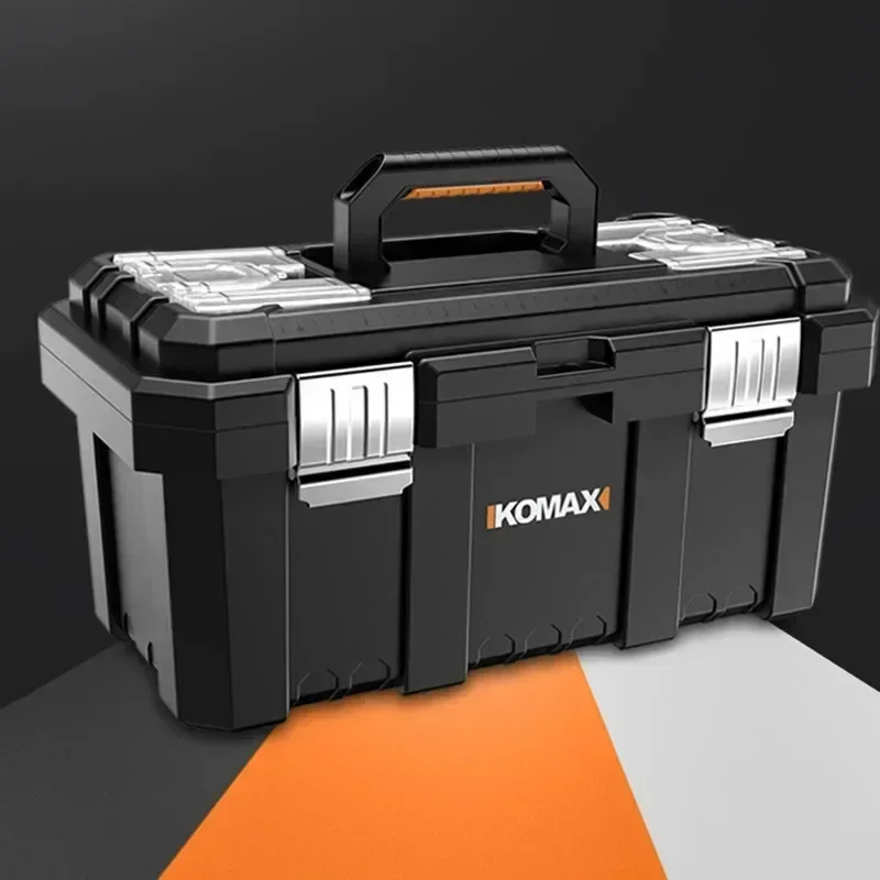 Tools Box Double Layer Shockproof Waterproof Removable Hard Case Screwdriver Storage Boxes Anti-fall Rigid Plastic Tool Box 2