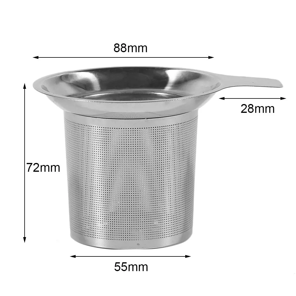 Practical Tea Infuser Stainless Steel Fine Mesh Coffee Filter Teapot