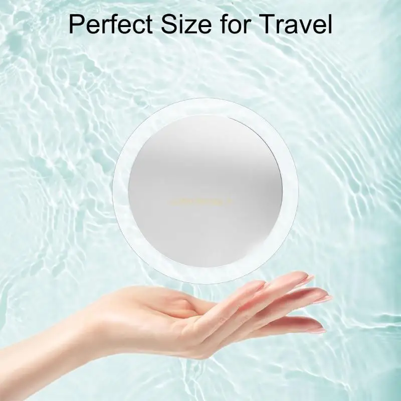 

Sdotter 20X Magnifying Makeup Mirror with Suction Cups Bathroom Shower Mirror Portable for Detailed Makeup, Close Drop Shipping