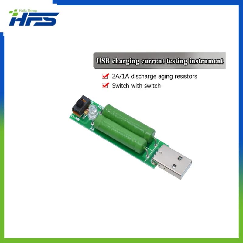 

Цифровой измеритель тока, мини-тестер с USB портом и переключателем, 1 А, 2 А