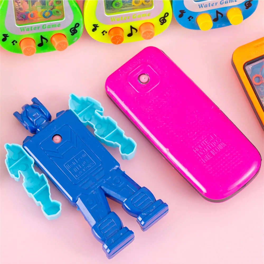 Children Toys Water Machine Ring Handheld Game Console 6 Pcs